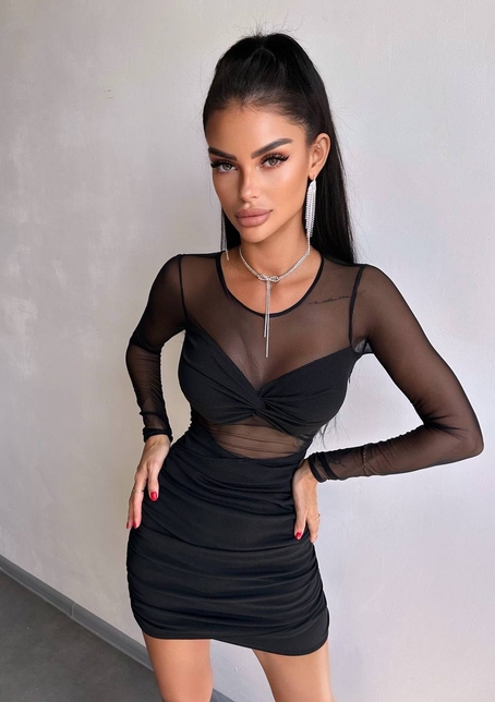 Сукня з драпіруванням  Сукня з драпіруванням  | PUSHKA SHOP