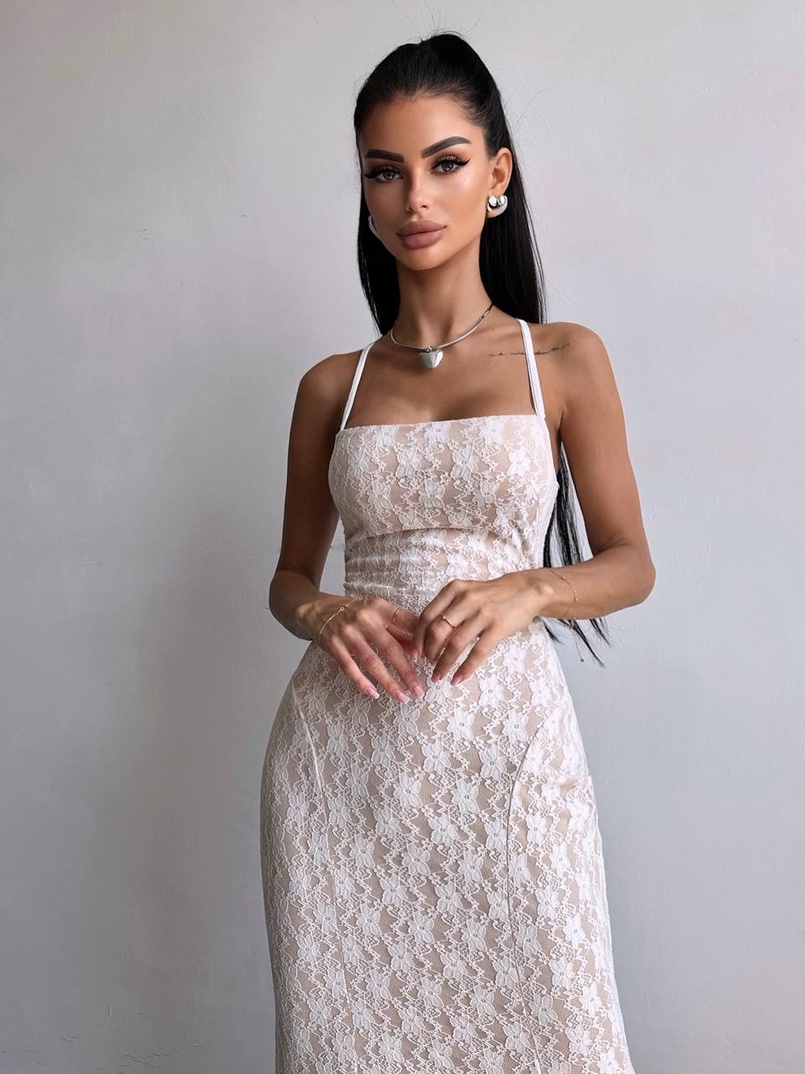 Мереживна сукня максі   Мереживна сукня максі   | PUSHKA SHOP