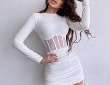 Сукня-міні  з елементами корсету  Довжину спідниці можна регулювати  Сукня-міні  з елементами корсету  Довжину спідниці можна регулювати  | PUSHKA SHOP