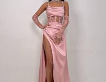 Комплект: корсет+ рукавички + спідниця максі Комплект: корсет+ рукавички + спідниця максі | PUSHKA SHOP