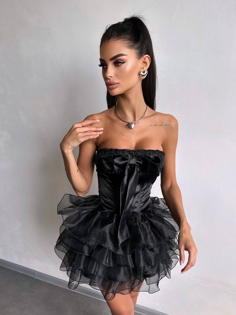 Комплект: корсет + пишна спідниця міні  Комплект: корсет + пишна спідниця міні  | PUSHKA SHOP