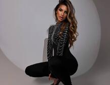 Комбінезон декорований стразами Комбінезон декорований стразами | PUSHKA SHOP