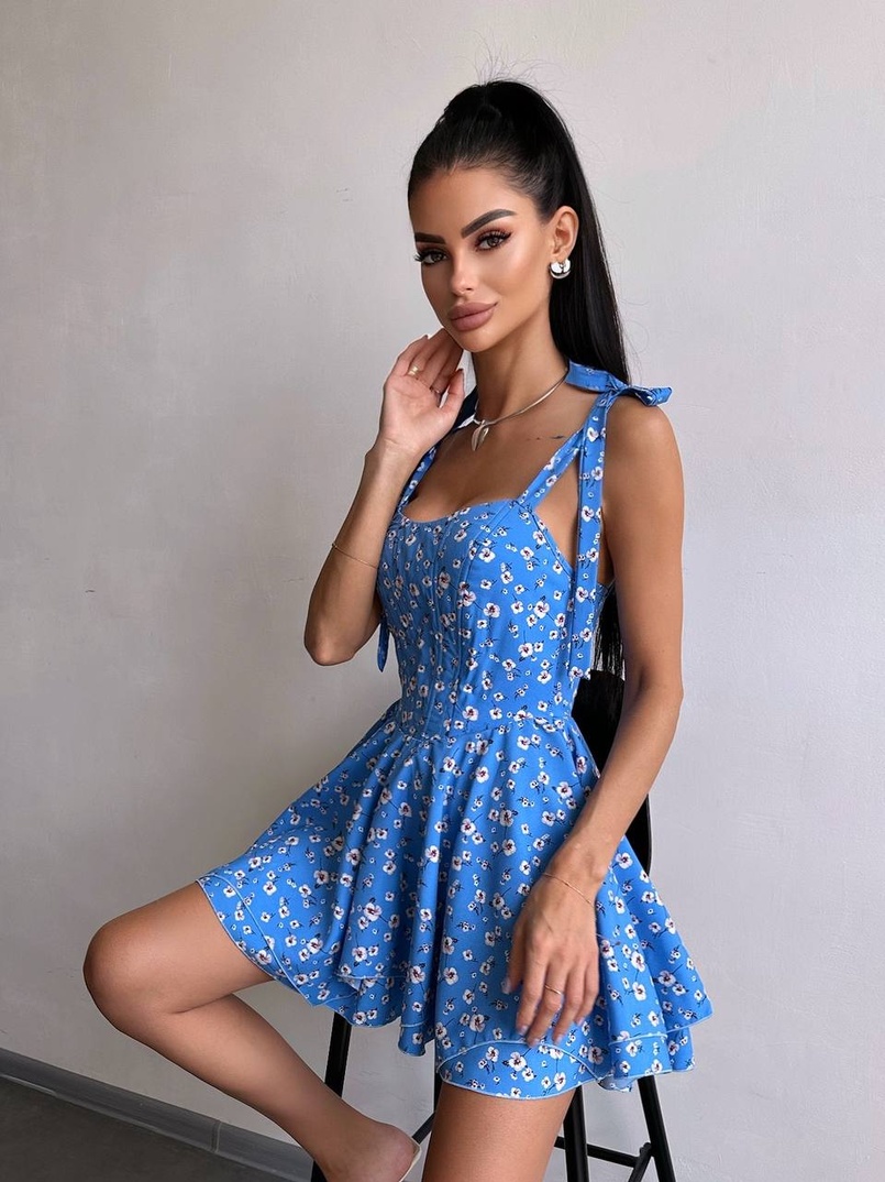 Корсетна сукня з подвійною спідницею  Корсетна сукня з подвійною спідницею  | PUSHKA SHOP