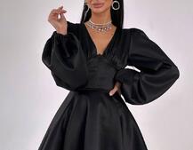 Атласна корсетна сукня  з пишною подвійною спідницею  Атласна корсетна сукня  з пишною подвійною спідницею  | PUSHKA SHOP