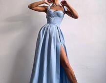 Сукня максі із чашечками та корсетним верхом Сукня максі із чашечками та корсетним верхом | PUSHKA SHOP