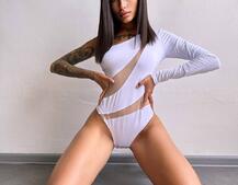 Боді на одне плече із вставками сітки Боді на одне плече із вставками сітки | PUSHKA SHOP