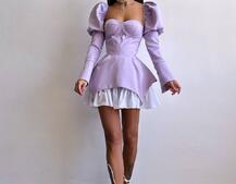 Сукня з чашечками та елементами корсету  | PUSHKA SHOP