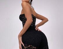 Комплект: мереживний корсет бюстьє + штани + піджак  Комплект: мереживний корсет бюстьє + штани + піджак  | PUSHKA SHOP