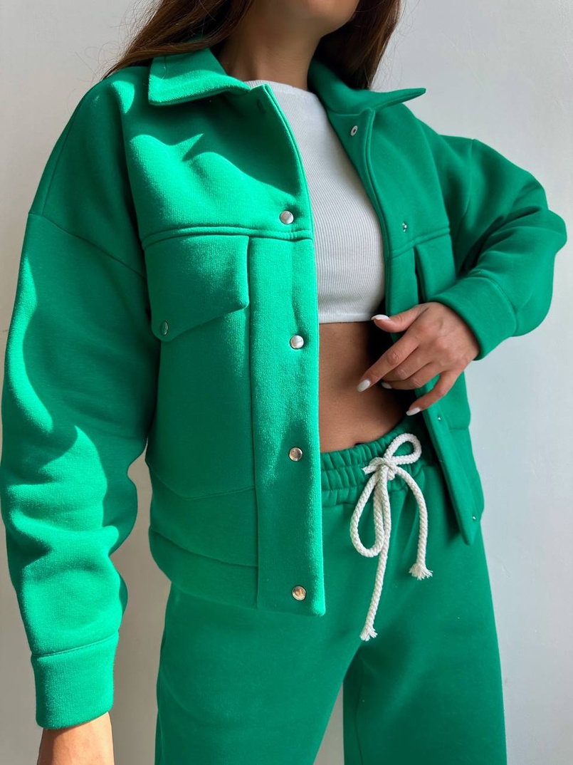 Комплект: тепла сорочка на кнопках + джоггери Комплект: тепла сорочка на кнопках + джоггери | PUSHKA SHOP