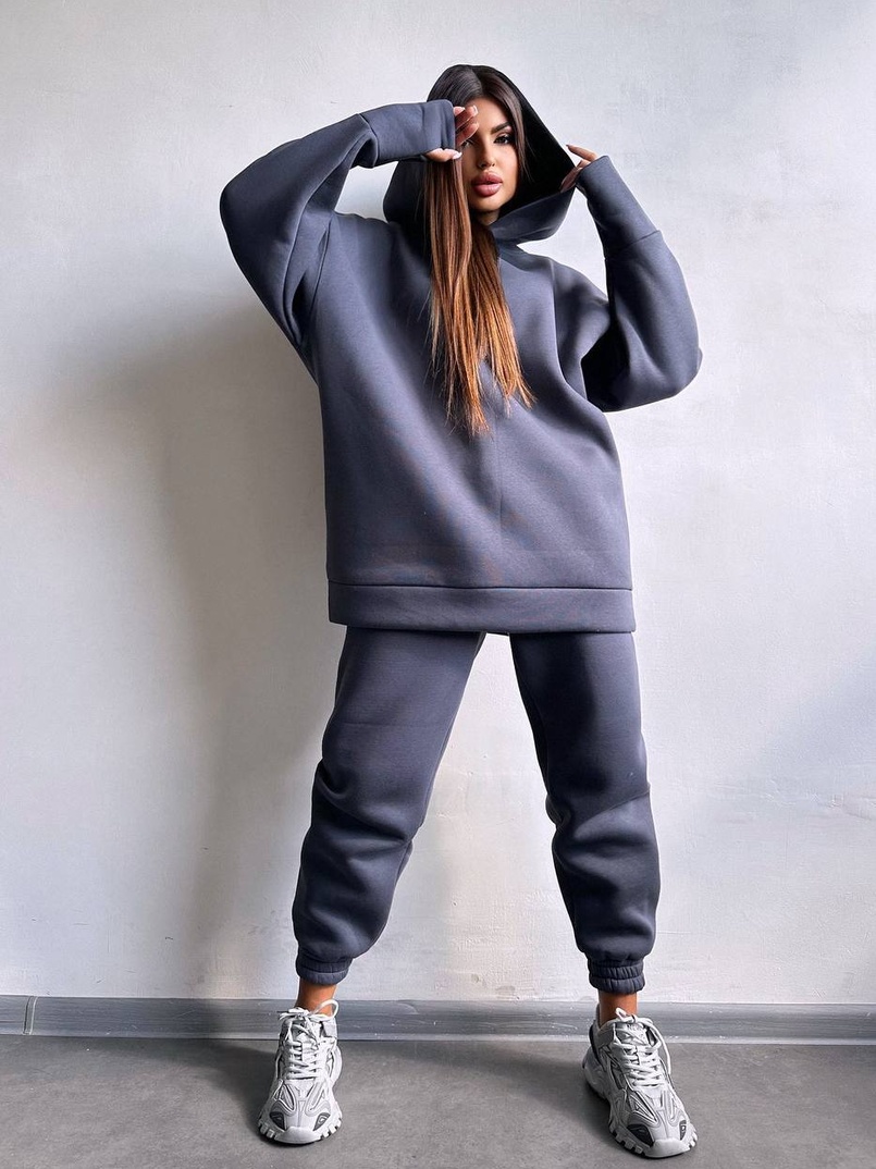 Теплий комплект: худі + спортивні штани Теплий комплект: худі + спортивні штани | PUSHKA SHOP