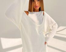 Трикотажна сукня-двійка + гетри  | PUSHKA SHOP