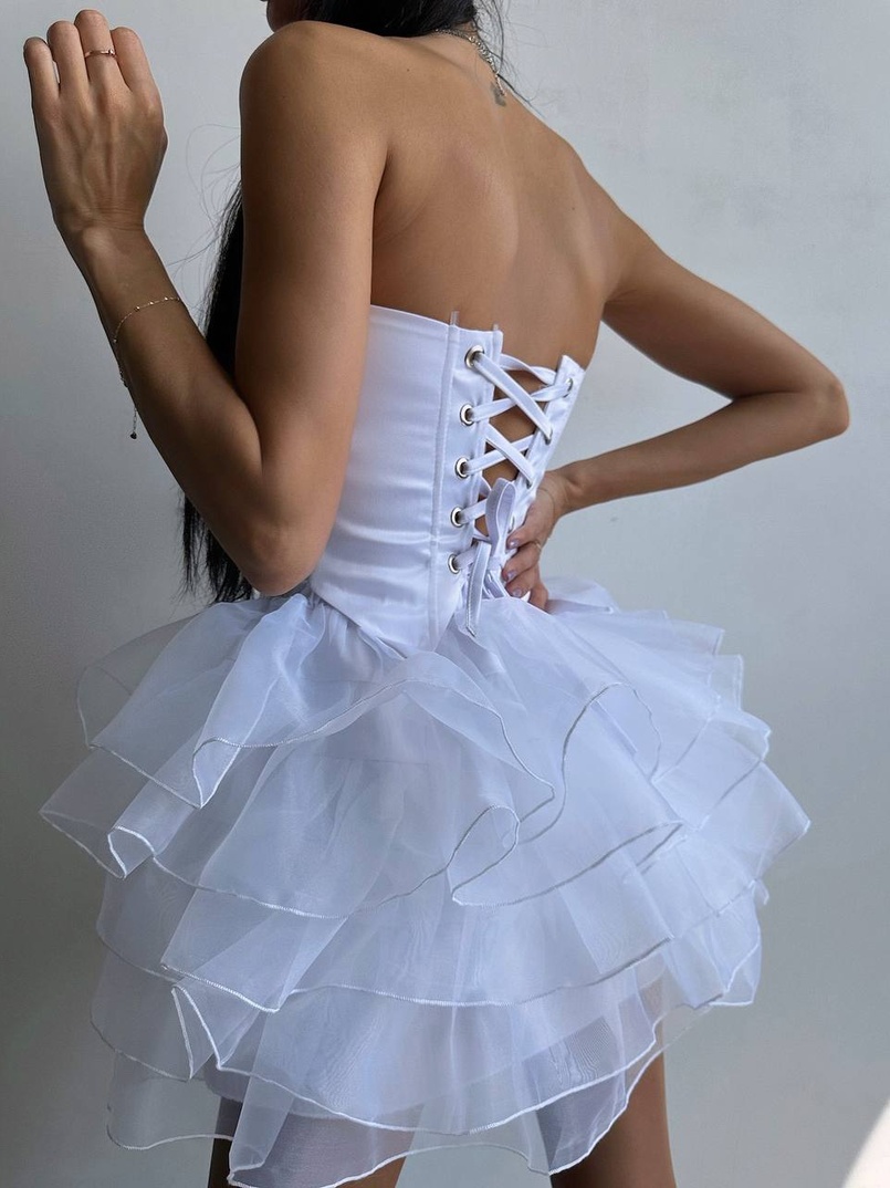 Комплект: корсет + пишна спідниця міні  Комплект: корсет + пишна спідниця міні  | PUSHKA SHOP