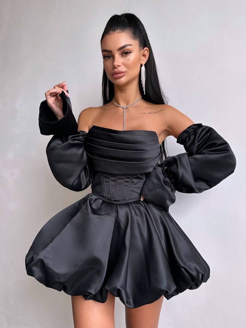 Комплект : корсет з рукавами  + спідниця балон  | PUSHKA SHOP