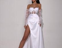 Комплект: мереживний корсет  +  спідниця максі   | PUSHKA SHOP