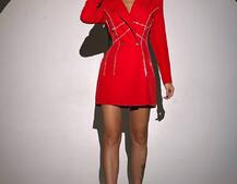 Сукня-піджак, декорована стразами Ручна робота Сукня-піджак, декорована стразами Ручна робота | PUSHKA SHOP