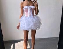 Комплект: корсет + пишна спідниця міні  Комплект: корсет + пишна спідниця міні  | PUSHKA SHOP