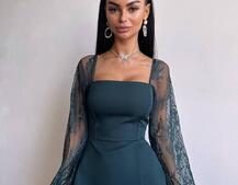 Комплект: блуза з баской + мереживна спідниця-шорти  | PUSHKA SHOP