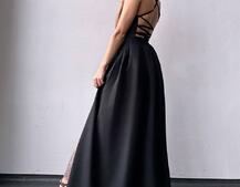 Сукня максі  зі шнурівкою на спинці Сукня максі  зі шнурівкою на спинці | PUSHKA SHOP