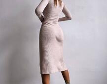 Трикотажна сукня із запахом Трикотажна сукня із запахом | PUSHKA SHOP