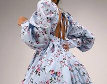 Сукня міні з пишною спідницею та драпіруванням на талії | PUSHKA SHOP