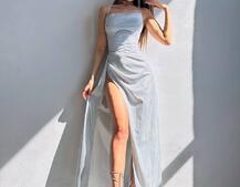 Сяючий комплект: корсет + спідниця максі | PUSHKA SHOP