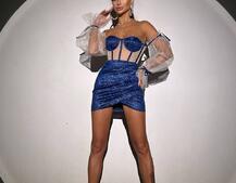 Сяючий комплект: корсет + спідниця  Сяючий комплект: корсет + спідниця  | PUSHKA SHOP