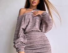 Трикотажна сукня міні  Трикотажна сукня міні  | PUSHKA SHOP