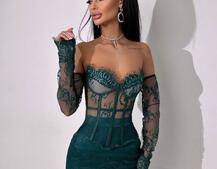 Мереживний комплект: корсет + спідниця   Мереживний комплект: корсет + спідниця   | PUSHKA SHOP