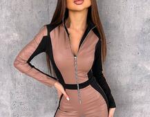 Комбінезон з еко-шкіри  Комбінезон з еко-шкіри  | PUSHKA SHOP