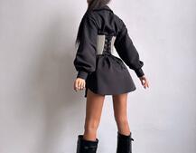 Приталена сорочка + корсет  Приталена сорочка + корсет  | PUSHKA SHOP