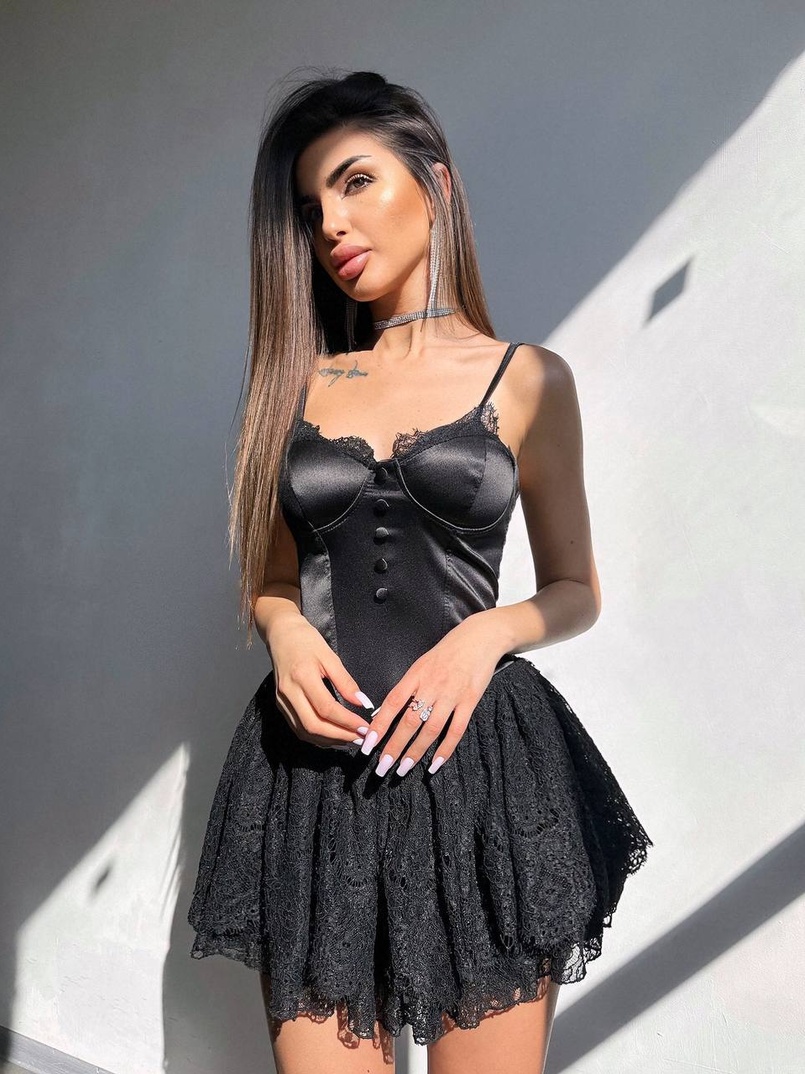 Атласний ромпер бюстьє  Атласний ромпер бюстьє  | PUSHKA SHOP