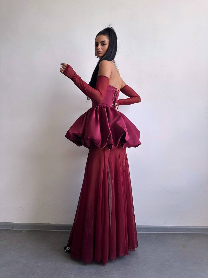 Вишуканий комплект із сукні та спідниці із сітки ✨ | PUSHKA SHOP