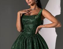 Сяюча корсетна  сукня міні  | PUSHKA SHOP