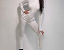 Трикотажный облегающий комбинезон  Трикотажный облегающий комбинезон  | PUSHKA SHOP