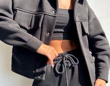 Комплект: тепла сорочка на кнопках + джоггери | PUSHKA SHOP