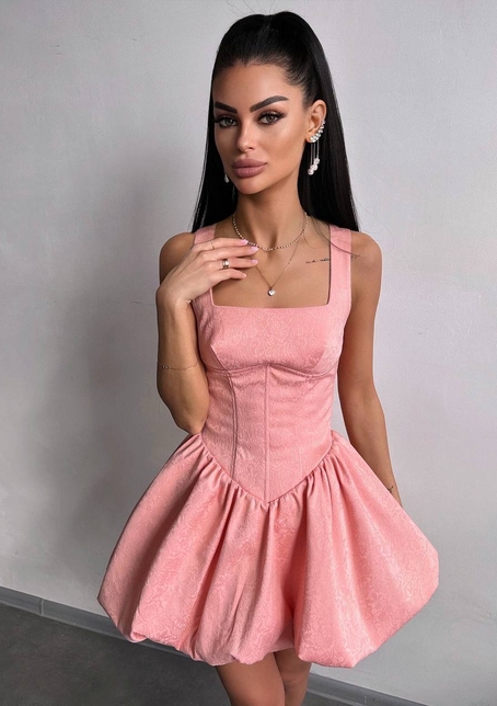 Корсетна сукня с пишною спідницею-балоном | PUSHKA SHOP