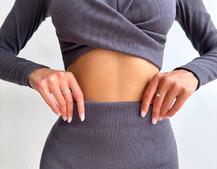 Комплект: топ + спідниця с розрізами  Комплект: топ + спідниця с розрізами  | PUSHKA SHOP