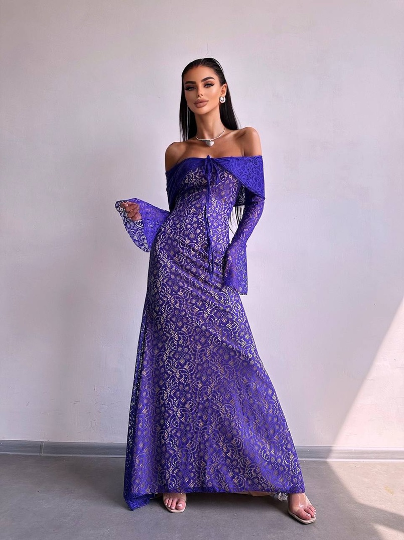 Мереживна сукня максі   Мереживна сукня максі   | PUSHKA SHOP