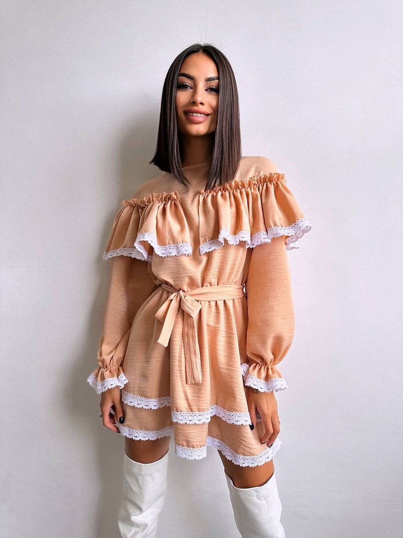 Сукня декорована мереживом Сукня декорована мереживом | PUSHKA SHOP