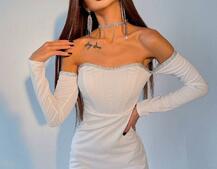 Корсетное платье,декорированное стразами   Корсетное платье,декорированное стразами   | PUSHKA SHOP