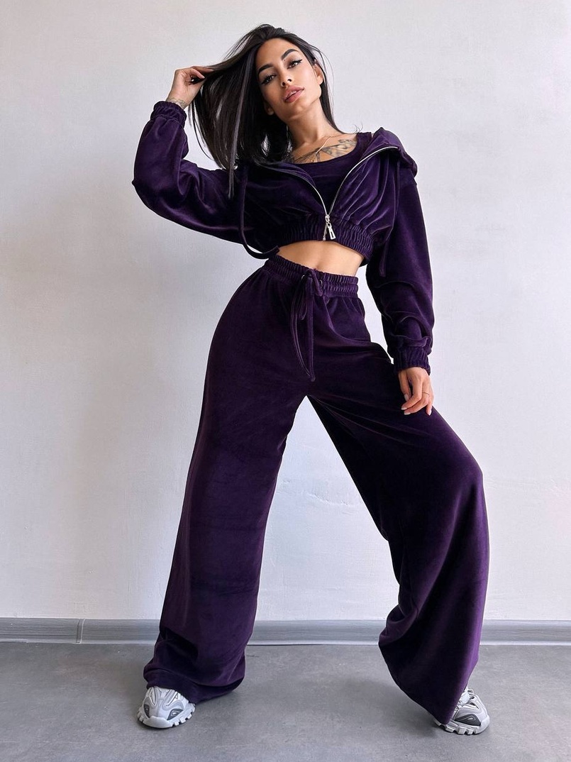 Велюровий комплект трійка  Велюровий комплект трійка  | PUSHKA SHOP