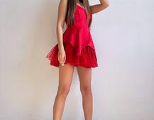 Атласна корсетна сукня  Атласна корсетна сукня  | PUSHKA SHOP