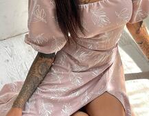 Улюблена сукня міді зі шнурівкою на спинці в нових кольорах Улюблена сукня міді зі шнурівкою на спинці в нових кольорах | PUSHKA SHOP