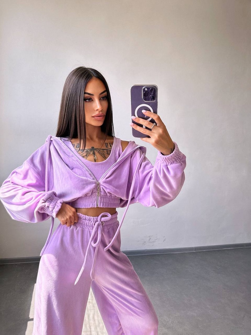 Велюровий комплект трійка  Велюровий комплект трійка  | PUSHKA SHOP