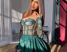 Комплект : мереживний корсет з чашечками+ спідниця балон Комплект : мереживний корсет з чашечками+ спідниця балон | PUSHKA SHOP