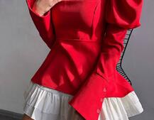 Сукня з об'ємними рукавами + спідниця з воланами Сукня з об'ємними рукавами + спідниця з воланами | PUSHKA SHOP