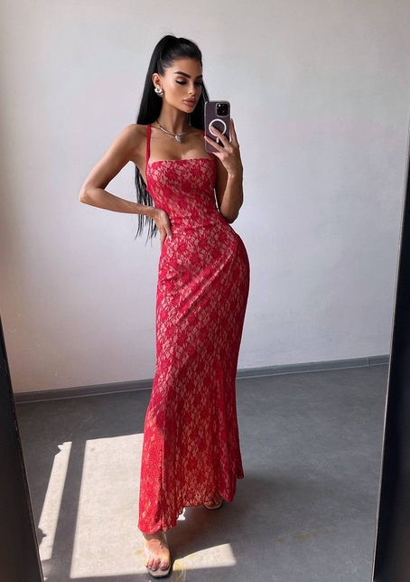 Мереживна сукня максі   Мереживна сукня максі   | PUSHKA SHOP