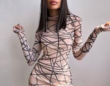 Міні сукня з принтом  Міні сукня з принтом  | PUSHKA SHOP