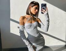 Сяюча корсетна сукня бюстьє | PUSHKA SHOP