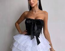 Комплект: корсет + пишна спідниця міні  Комплект: корсет + пишна спідниця міні  | PUSHKA SHOP